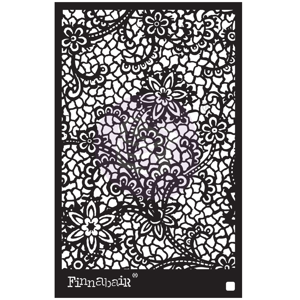 Finnabair - Elementals Stencil - Floral Net