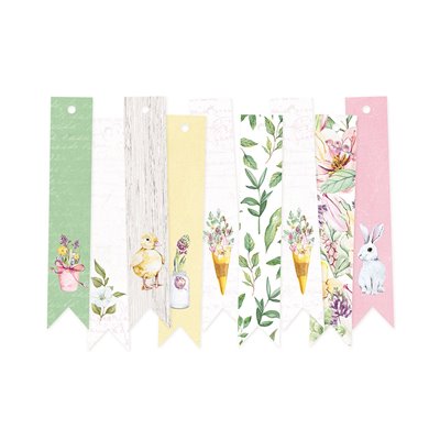 The Four Seasons - Spring - dekorációs címkék 03 - 9 db