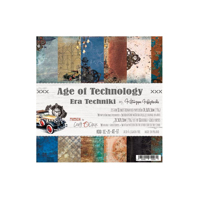 Age of Technology - papírkészlet 20,3x20,3cm