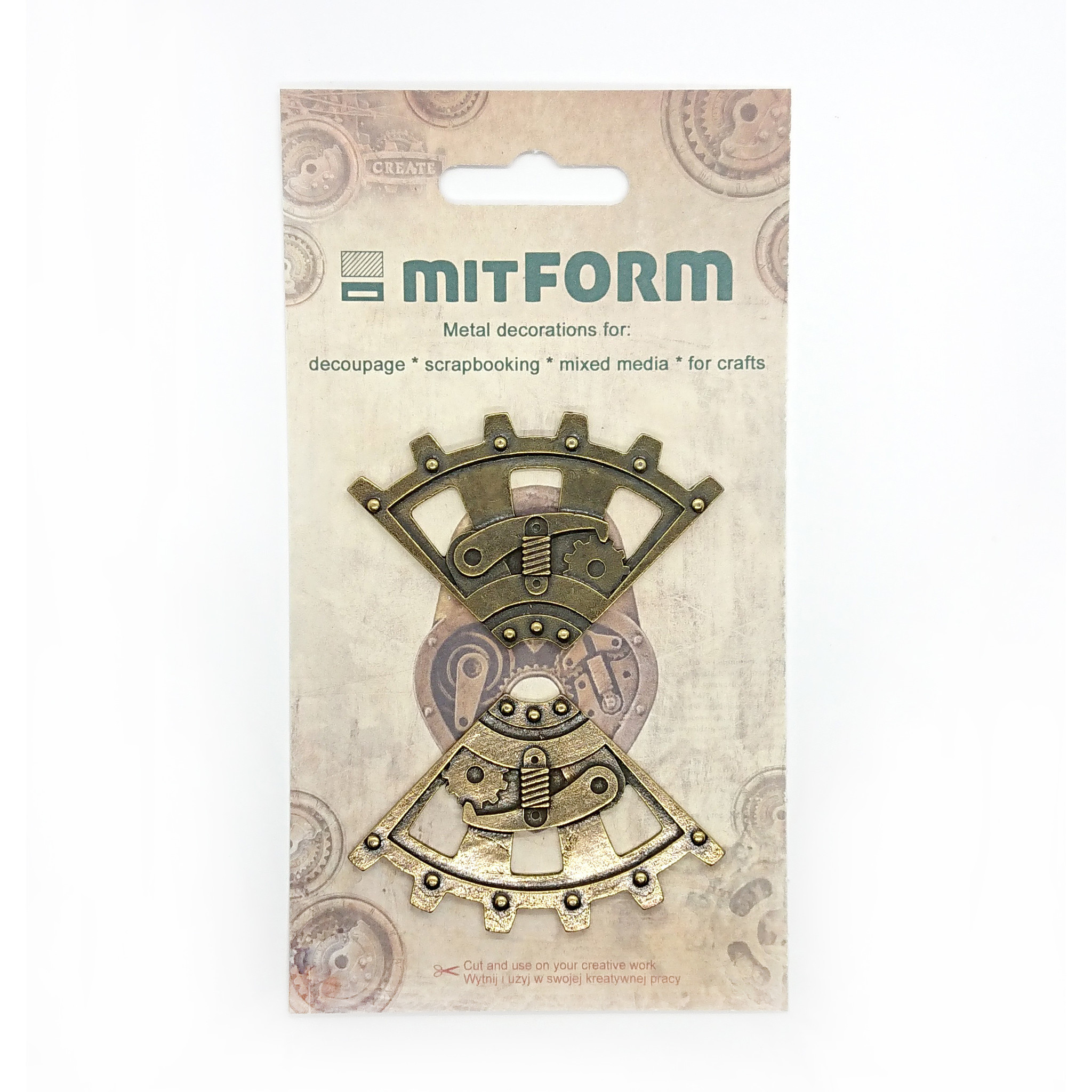 Mitform Corners 3 Metal Embellishments