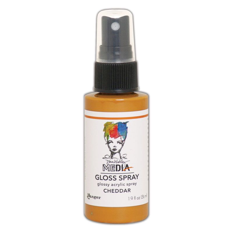 Dina Wakley Media Gloss Spray - Cheddar