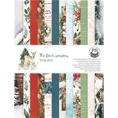 The Four Seasons - Winter 6x8"-es kollekció (24 db 2 oldalas papír + 2 db kivágóív)