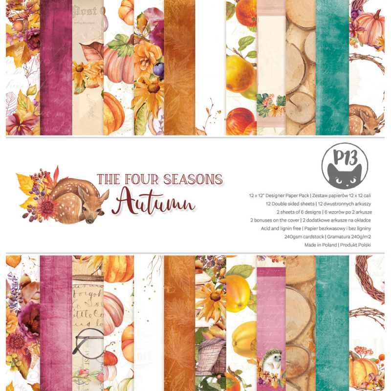 The Four Seasons - Autumn - 12"-es mini kollekció (6 db 2 oldalas papír + 1 db kivágóív)