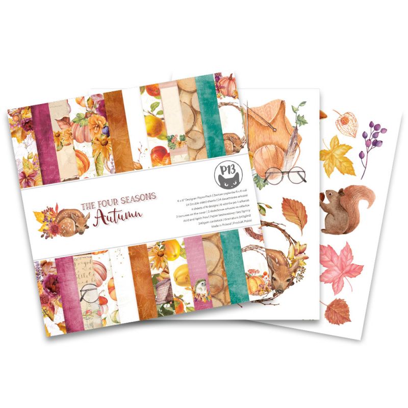 The Four Seasons - Autumn 6"-es kollekció (24 db 2 oldalas papír + 2 db kivágóív)