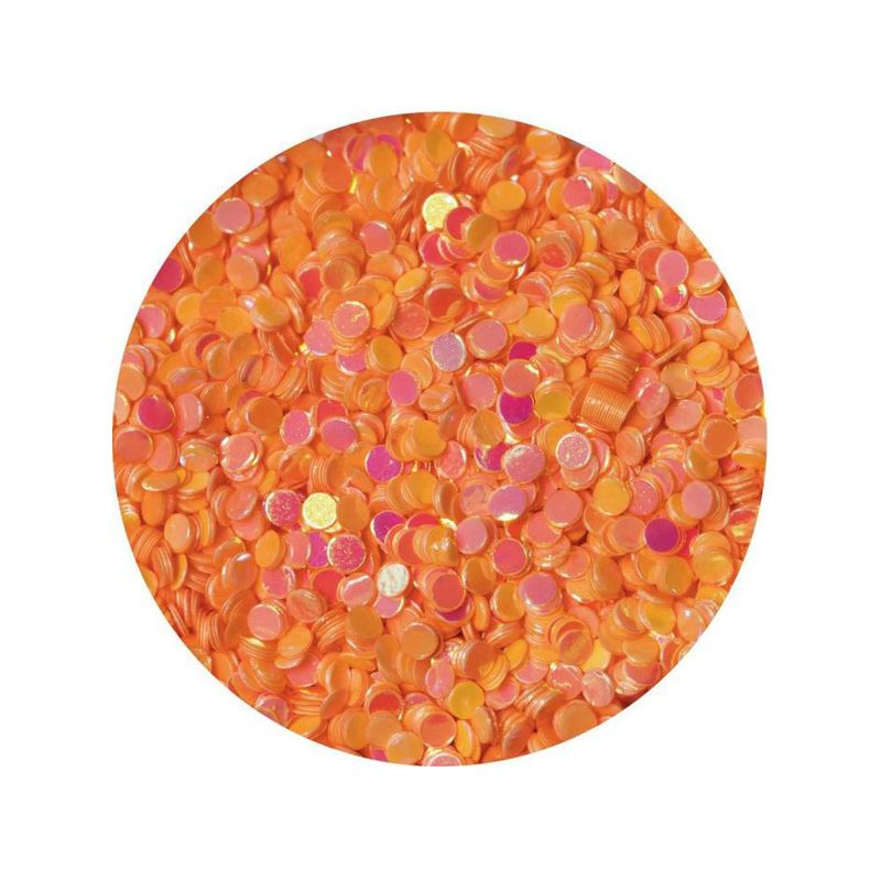 Nuvo pure sheen confetti - sweet peach circles