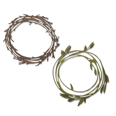 Sizzix Thinlits Vágókés Szett - Fanky wreath