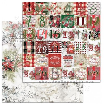 A Holly Jolly Christmas 12-es scrapbook papír kollekció