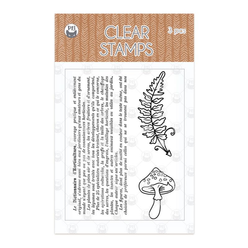 Forest Tea Party - polimer bélyegző 01 (9,6 x 6,7cm)