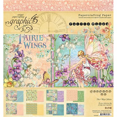 Graphic 45 - Fairie Wings kollekció (8x8")