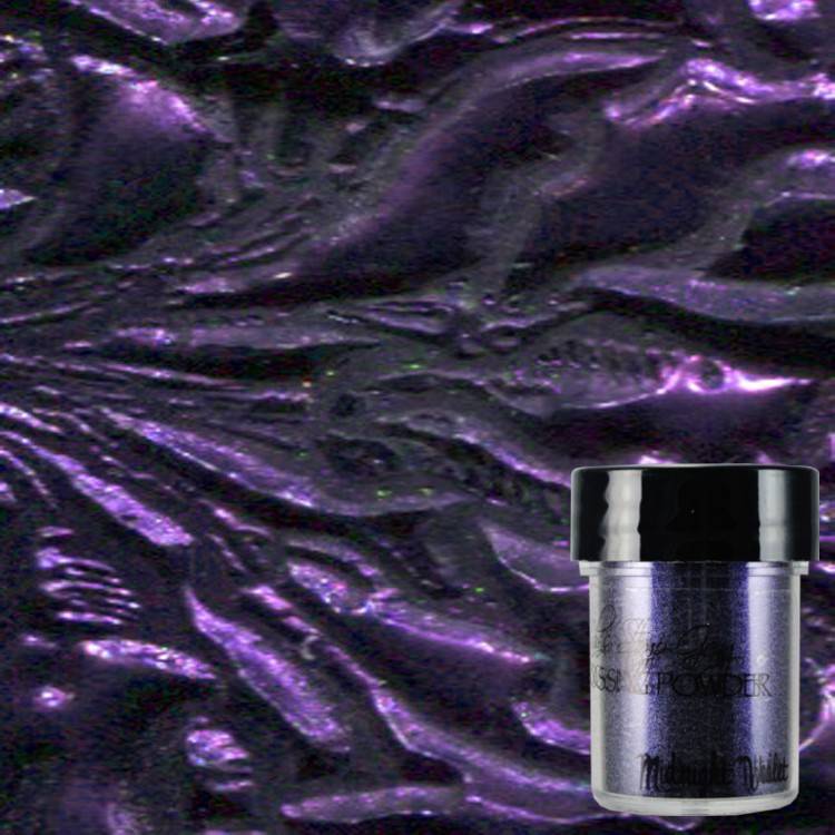 Lindy\'s Stamp Gang Midnight Violet Obsidian Embossing Powder