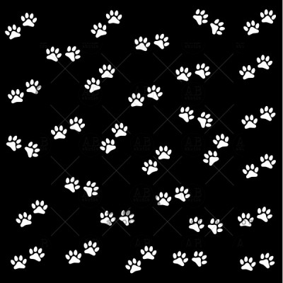 Stencil ID-304 "dog's/cat's paw"