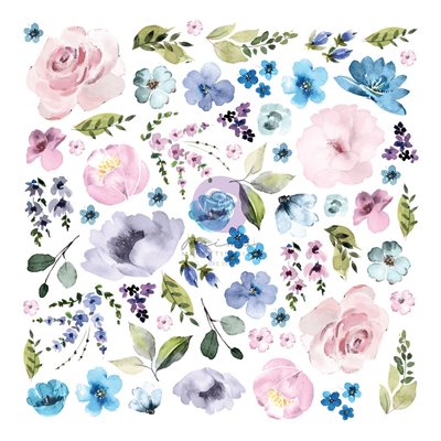 Watercolor Floral kollekció - Ephemera - 62db