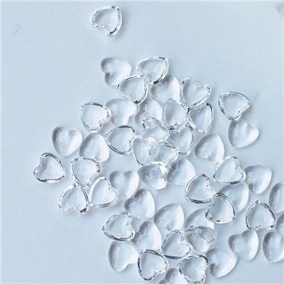 Dress My Craft - Water Droplets Clear Hearts des.2 - 100 db