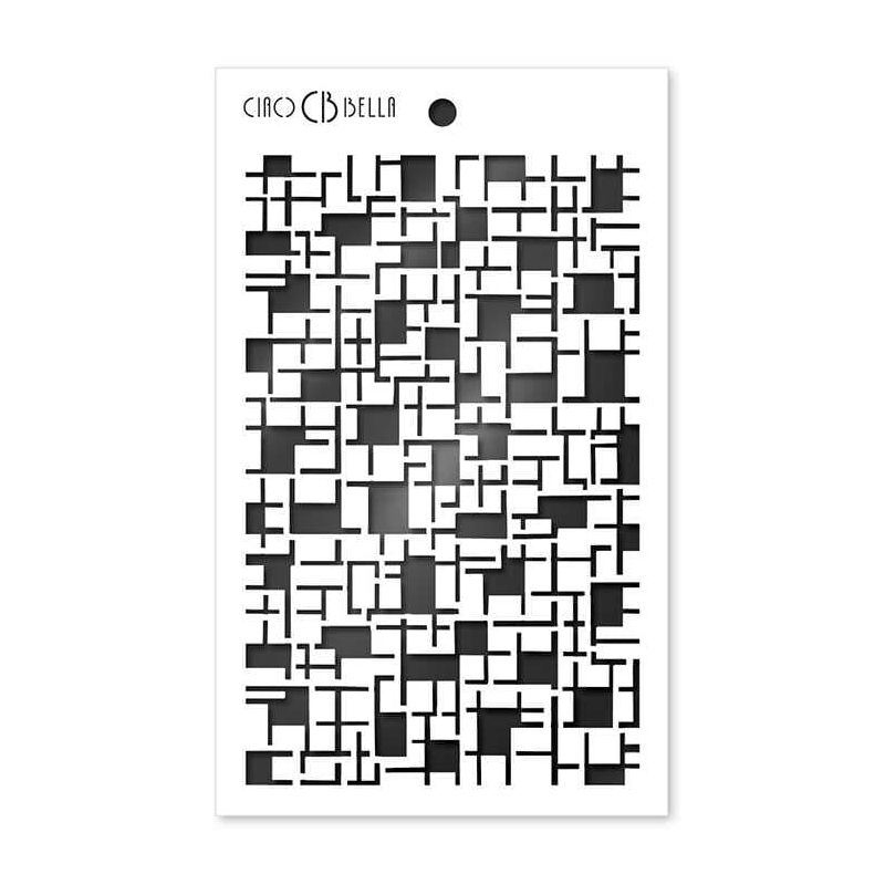 Textúra stencil 5"x8" - Crossword