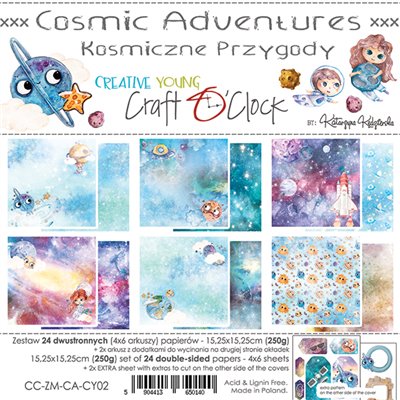 Cosmic Adventure - papírkészlet 15,25 x 15,25 cm