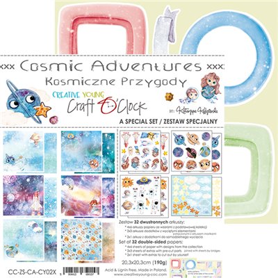 Cosmic Adventure - special szett papírkészlet 20,3x20,3 cm