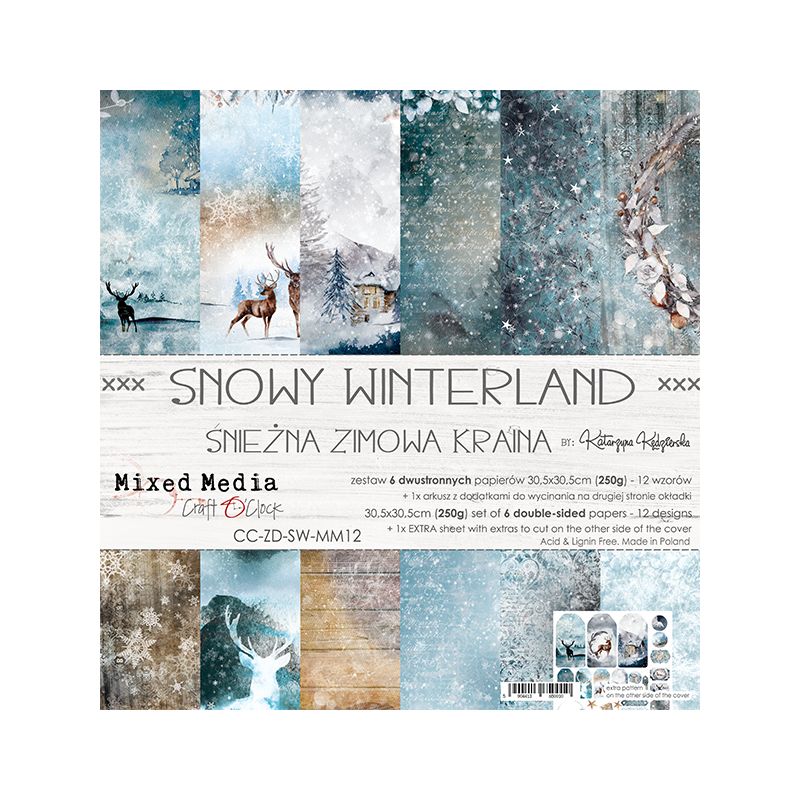 Snowy Winterland - papírkészlet 30,5x30,5cm