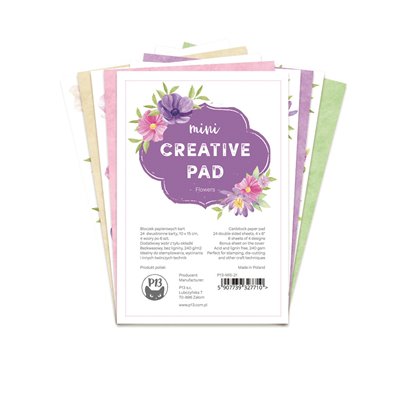 Mini Creative Pad - Flowers 6x4"