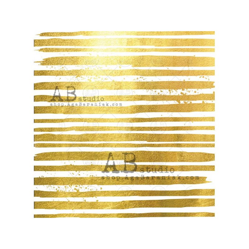 "Gold Glam paper"- sheet 23
