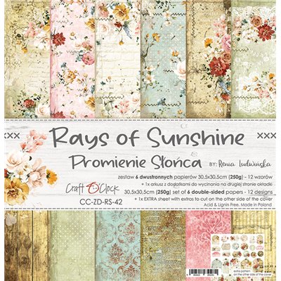 Rays of Sunshine - papírkészlet 30,5x30,5cm