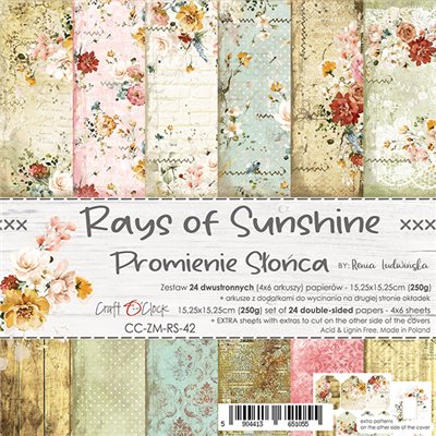 Rays of Sunshine - papírkészlet 15,25 x 15,25 cm