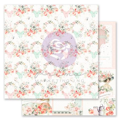 Peach Tea kollekció 6×6 paper pad – 6″ x 6,5″, 30 lap