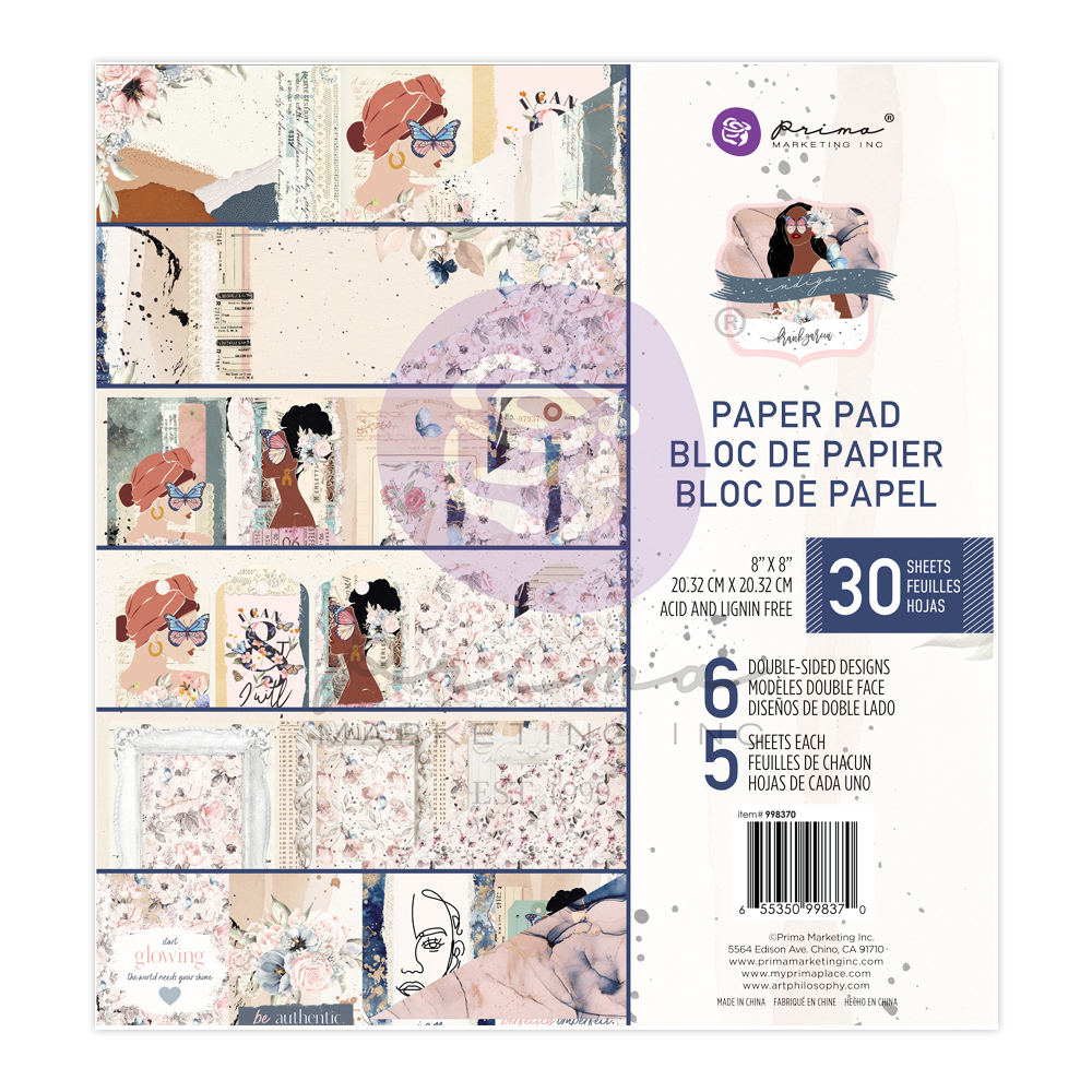 Indigo kollekció 8×8 paper pad – 8″ x 8″, 30 lap