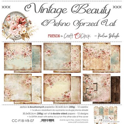 Vintage Beauty - papírkészlet 30,5x30,5cm