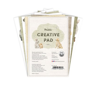 Mini Creative Pad - Pets 6x4"