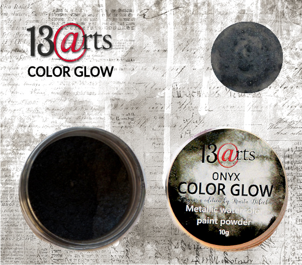 Color Glow - Onyx - gyöngyházfényű pigmentpor
