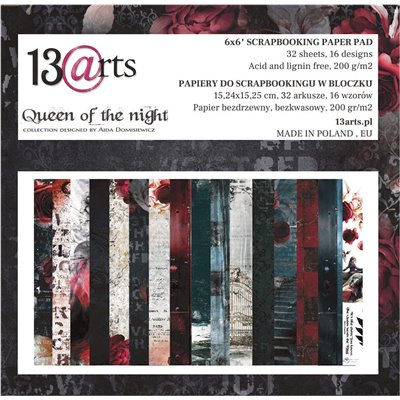 Queen of the Night 6"x6" kollekció - 32 lap
