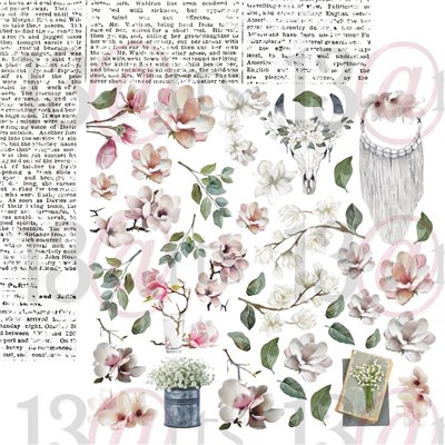 Magnolia Dreams kollekció - 12"x12" - 8 lap