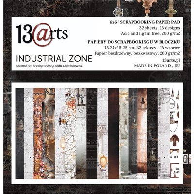 Industrial Zone 6"x6" kollekció - 32 lap