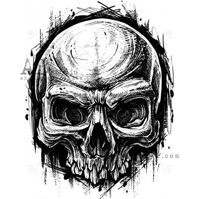 Gumibélyegző - ID-1326 skull