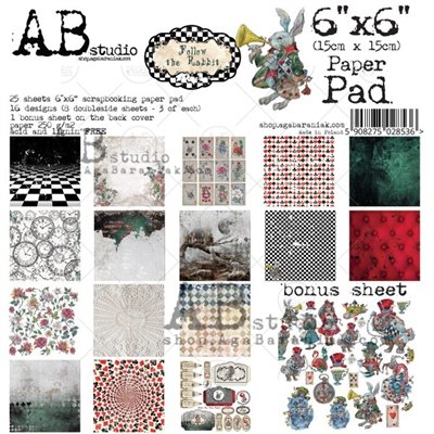 Follow the Rabbit 6"-es scrapbook papír kollekció