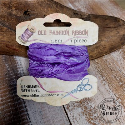 Old Fashion szatén szalag orsón - alpine violet