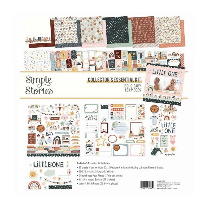 Simple Stories - Boho Baby Collector's Essential Kit