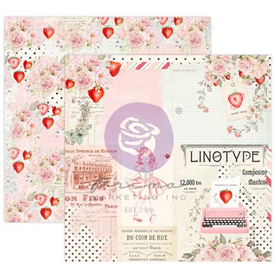 Strawberry Milkshake kollekció 6×6 paper pad – 6″ x 6″, 32 lap