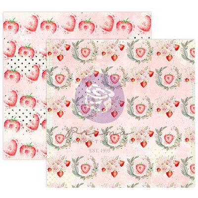 Strawberry Milkshake kollekció 8×8 paper pad – 8″ x 8″, 32 lap