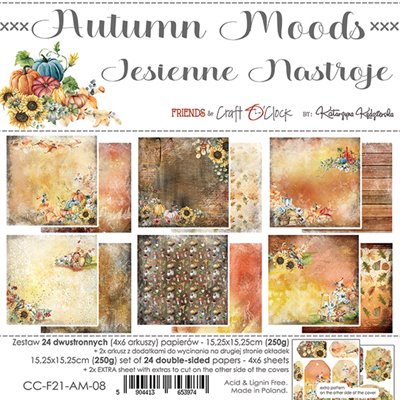 Autumn Moods - papírkészlet 15,25 x 15,25 cm