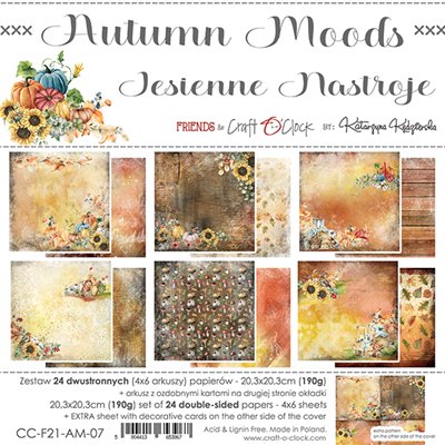 Autumn Moods - papírkészlet 20,3 x 20,3 cm