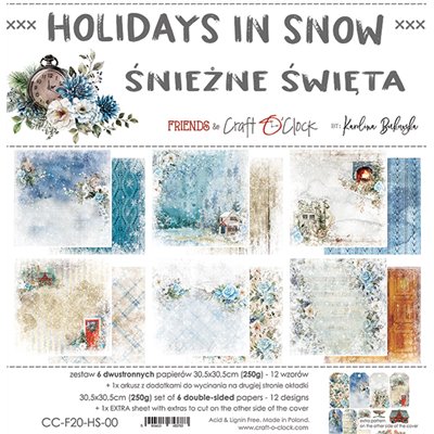 Holidays in Snow - papírkészlet 30,5x30,5cm