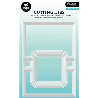 Squared Swing Card Essentials Cutting Dies