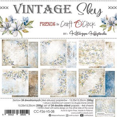 Vintage Sky - papírkészlet 15,25 x 15,25 cm