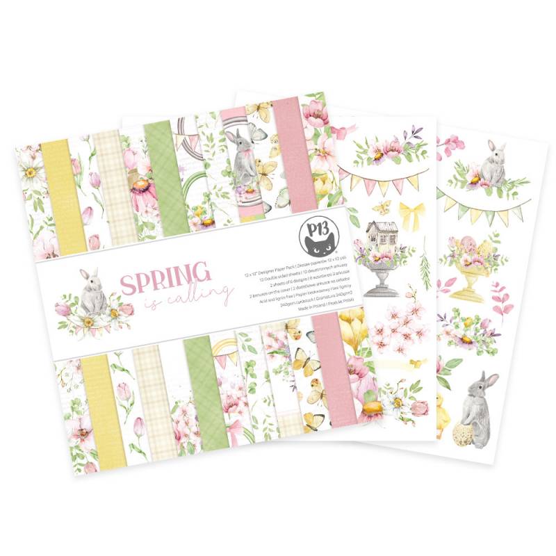 Spring is calling - 12"-es mini kollekció (6 db 2 oldalas papír + 1 db kivágóív)