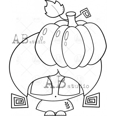 Gumibélyegző - ID-1479 BIBA pumpkin