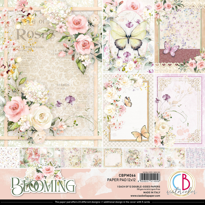 Blooming Patterns Pad 12"x12"