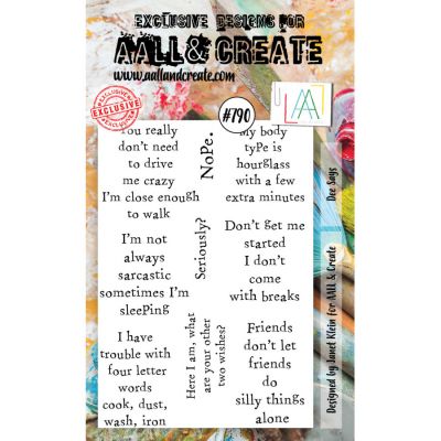 AALL and Create A6-os bélyegző no.790