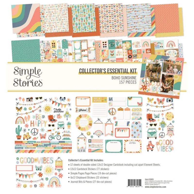 Simple Stories - Boho Sunshine Collector's Essential Kit