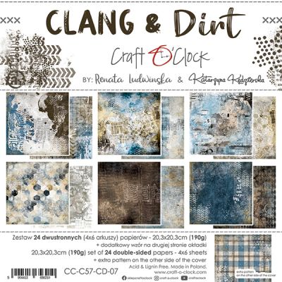 Clang & Dirt - papírkészlet 20,3 x 20,3 cm